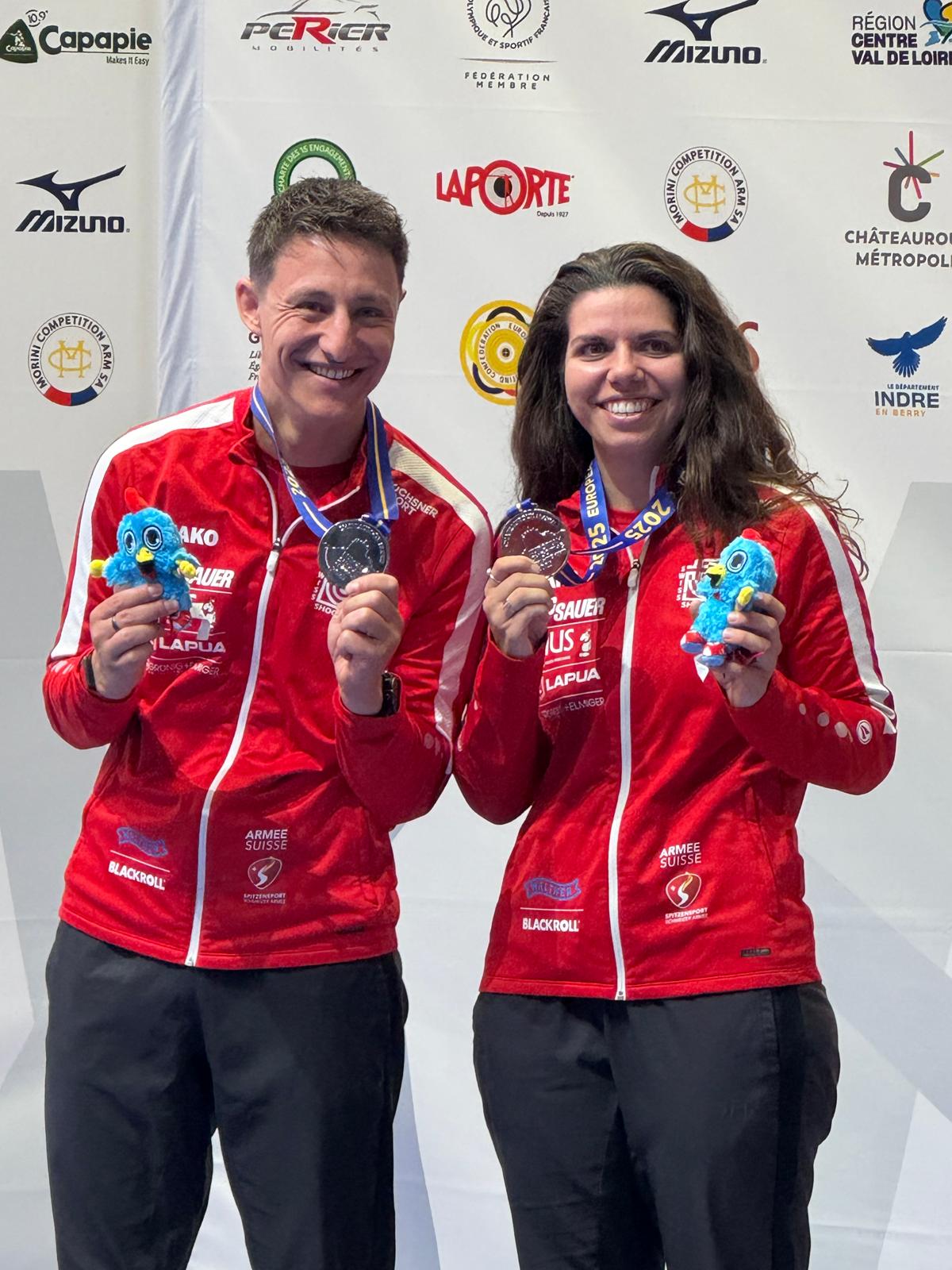 EM-Silber für Dürr und Leone im Dreistellungs-Duett