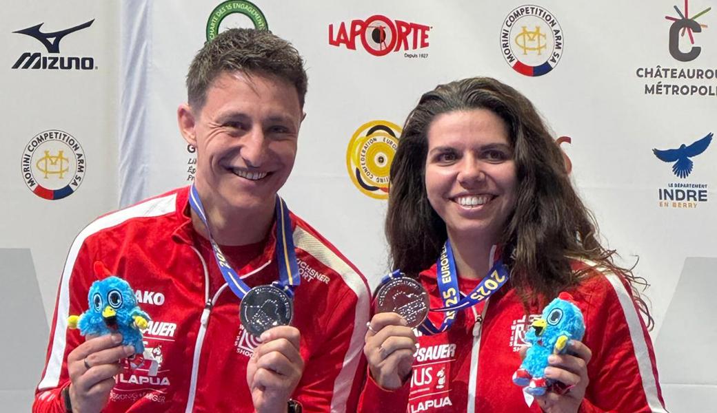 EM-Silber für Dürr und Leone im Dreistellungs-Duett EM-Silber für Dürr und Leone im Dreistellungs-Duett