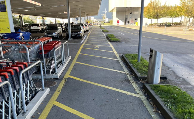 In St. Margrethen kam es zur Kollision zwischen einem Auto und einem E-Bike