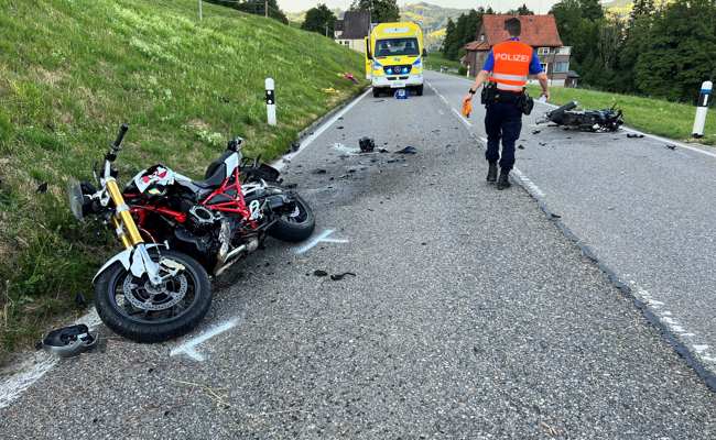 Mehr Schwerverletzte und Tote auf St.Galler Strassen – Grund dafür sind vor allem Motorradunfälle