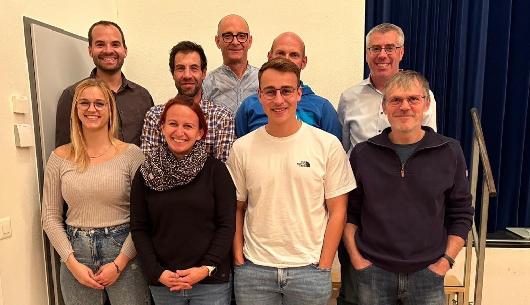 Der Vorstand des Ski- und Bergclubs Sevelen. 