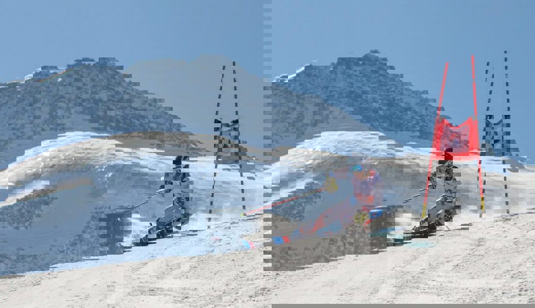  Luca Gantenbein bestreitet heuer die ersten Fis-Rennen. 