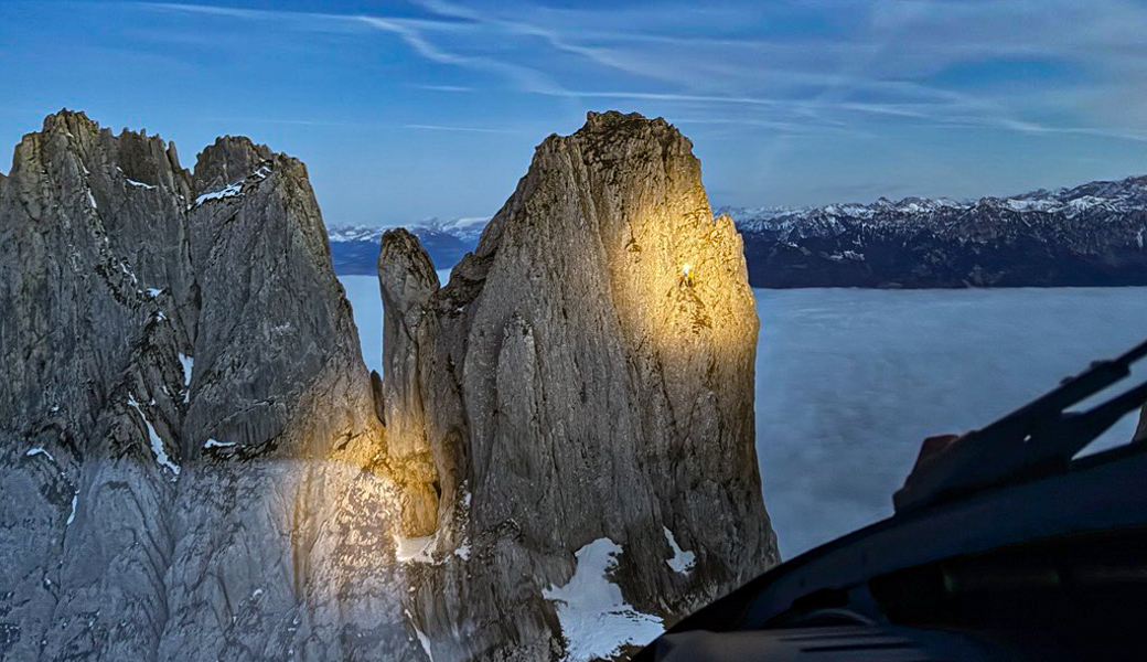 Rega birgt verunfallte Kletterer aus Felswand am sechsten Kreuzberg