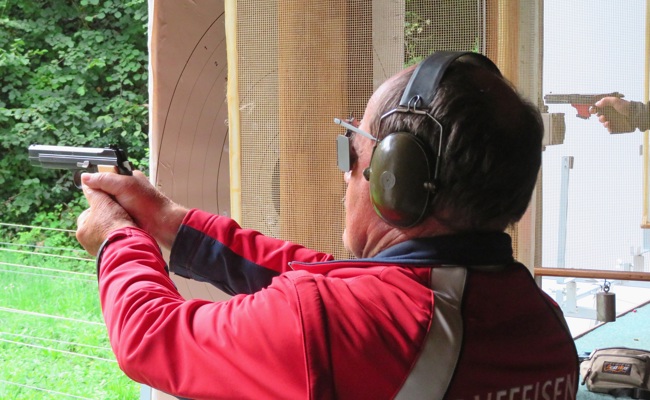 Harter Kampf der Rheintaler und Werdenberger Schützenveteranen