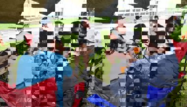 Wenn der Campus der Fachhochschule OST zum Campingplatz wird