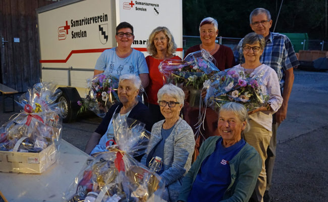 Bis zu 50 Jahre Mitgliedschaft: Der Samariterverein ehrte Jubilarinnen und Jubilar