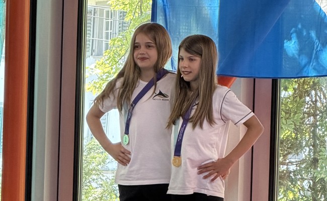 Starke Kür: Goldmedaille für junges Flöser Duett