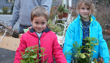 1300 Blumen und Sträucher: Zehnte Pro Riet Pflanzenaktion lockt 140 Teilnehmende an