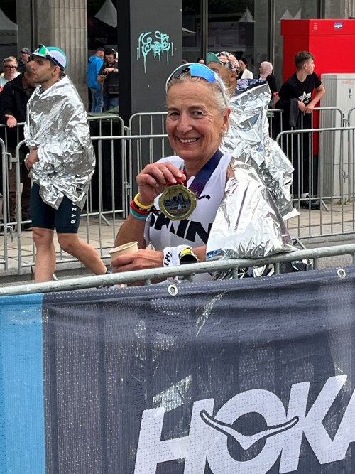 Anita Vincenz sicherte sich den Europameistertitel im Ironman-Triathlon.