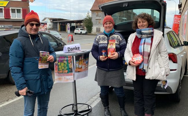 Grosszügige Spenden für die Lebensmittelabgabestellen des Diakonievereins