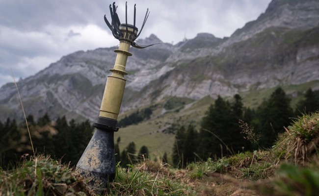 Spezialisten sprengen Blindgänger im Alpstein