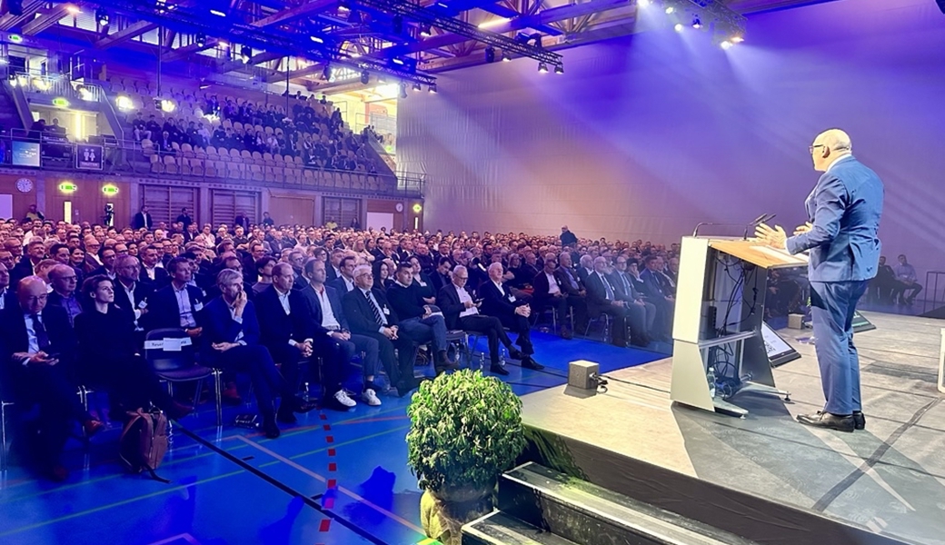 Bundesrat Pfister zum Wifo-Publikum: «Cybergefahr für KMU wird oft unterschätzt»