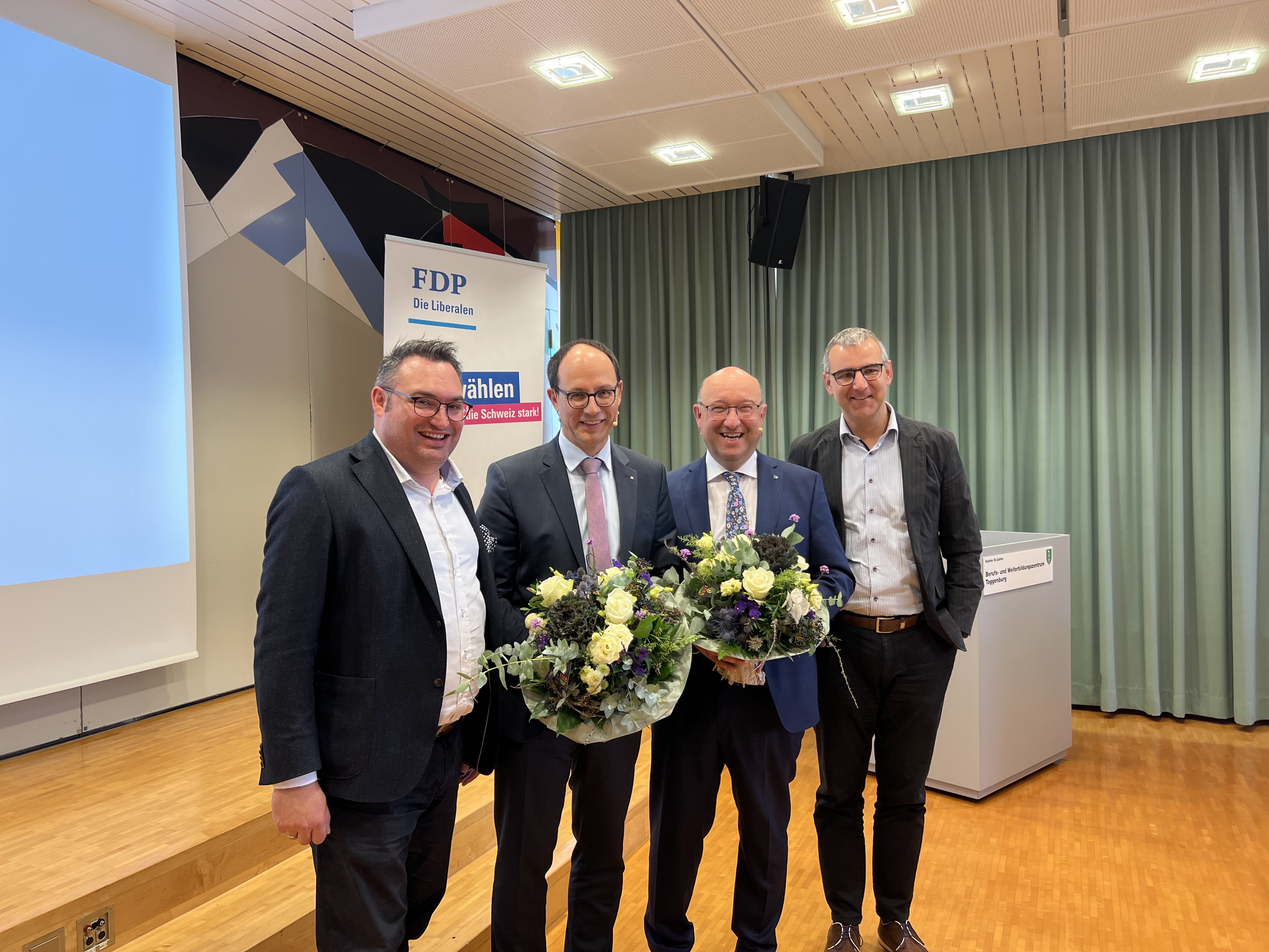 FDP St. Gallen nominiert Marc Mächler und Beat Tinner