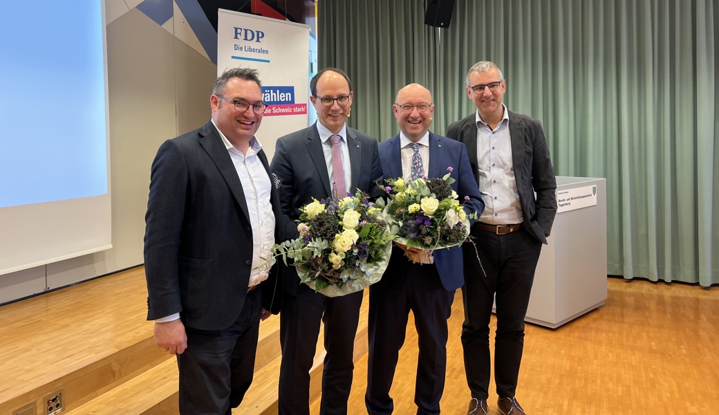 Raphael Frei, Marc Mächler, Beat Tinner, Christian Lippuner (von links).