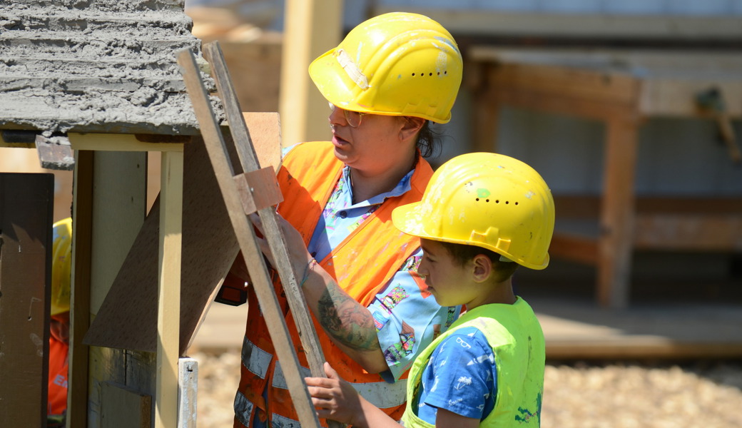 Kinderbaustelle startet am Mittwoch in ihre siebte Saison