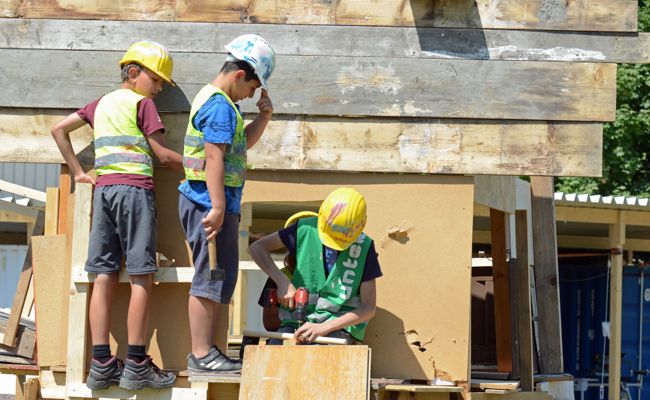 Nach Bauschluss: Kinderbaustelle steht auf solidem Fundament