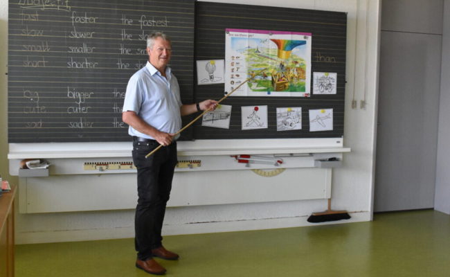 Urs Helbling gefiel seine Lehrerstelle so gut, dass aus zwei Jahren 46 wurden