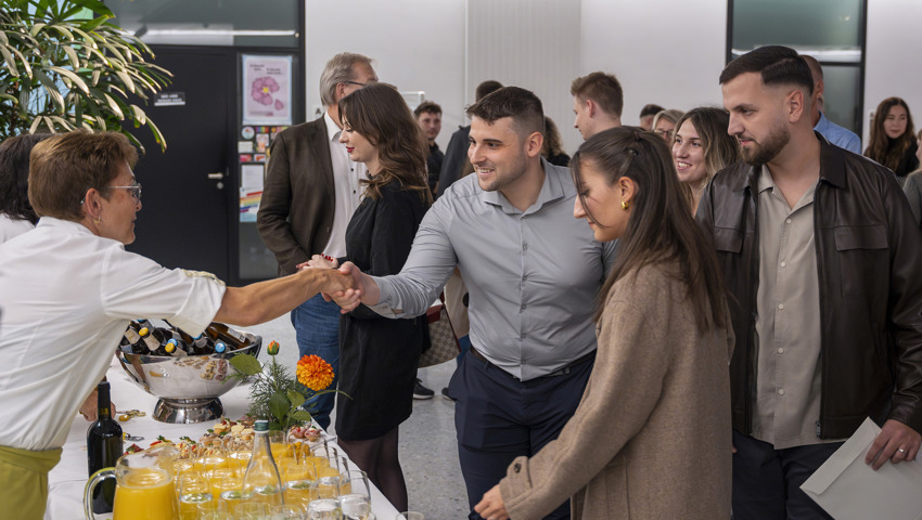 Zahlreiche Gratulationen durften entgegengenommen werden.