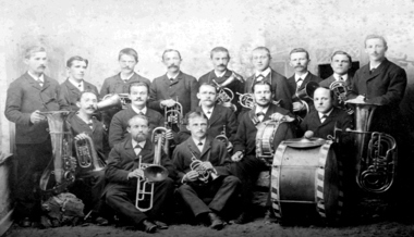 Bürgermusik Gams: Schon 1875 ein erstes grosses Konzert