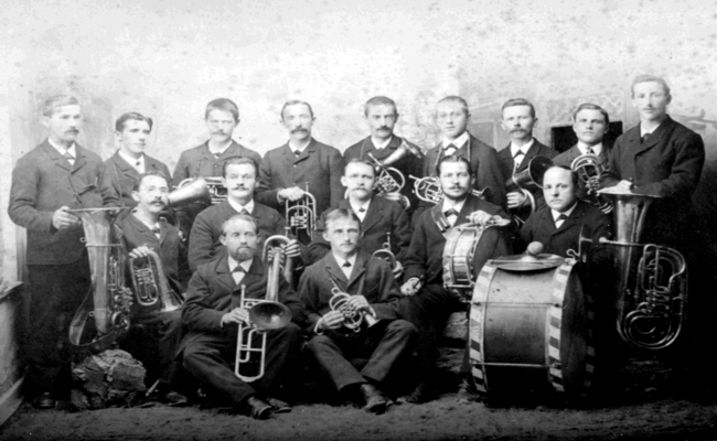 Bürgermusik Gams: Schon 1875 ein erstes grosses Konzert