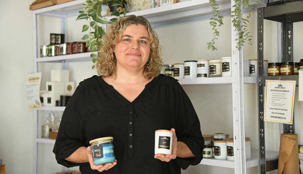 Warum Kathrin Johnson Kerzen von Hand herstellt und auf Sojawachs setzt