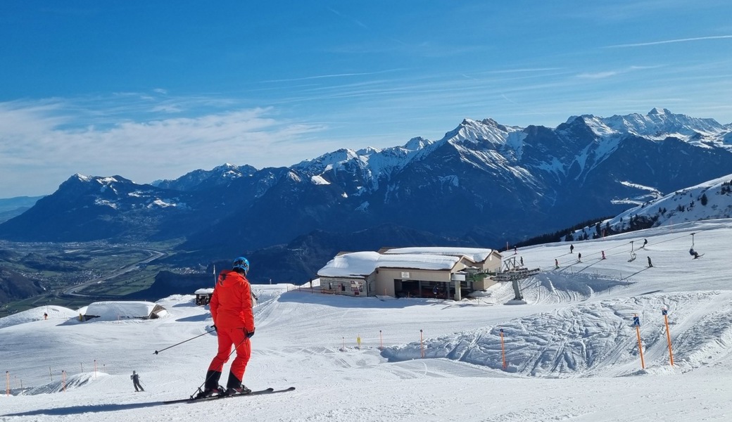 Auch nach dem Einzug des Frühlings herrschten am Pizol sehr gute Schneeverhältnisse.