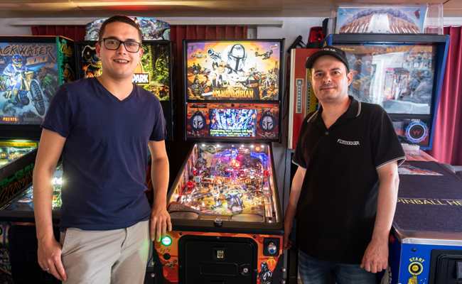 Stelldichein der Pinball Wizards: Bucher und Haltner wollen's wissen