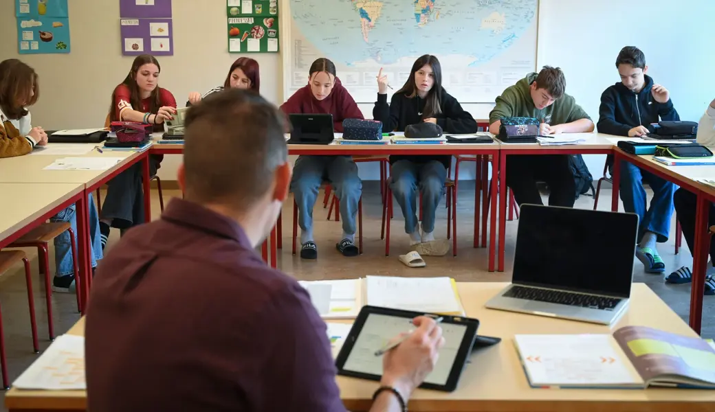 Sek- mit Realschülerinnen und -schülern in einer Klasse: In Pfäfers ist das schon lange Usus.