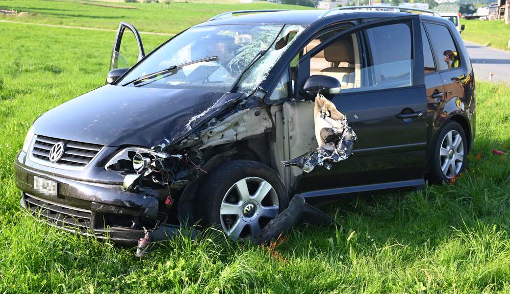 Der Unfall ereignete sich unweit der Unfallstelle des tödlichen Verkehrsunfalls vom Pfingstmontag.