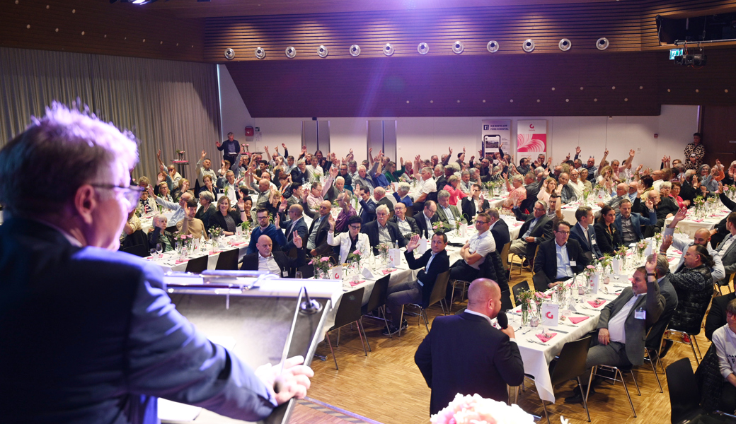 Die Generalversammlung der Galledia-Gruppe ist ein gesellschaftliches Ereignis: Nur wenige Plätze im Widebaumsaal in Widnau blieben frei.
