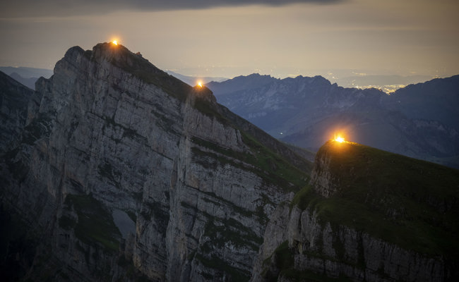 Die Churfirsten-Funken brennen heute