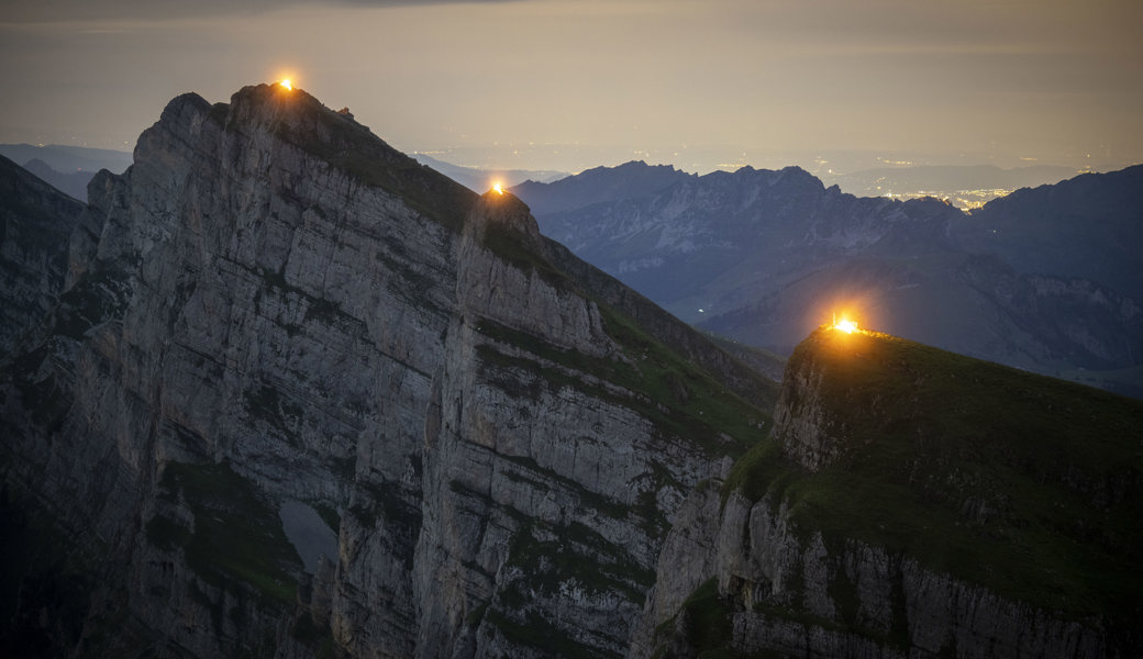 Die Churfirsten-Funken brennen heute