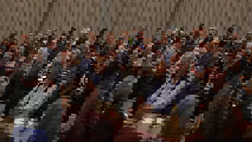  Das Interesse, den Ausführungen über die Alpwirtschaft zu lauschen, war gross. 