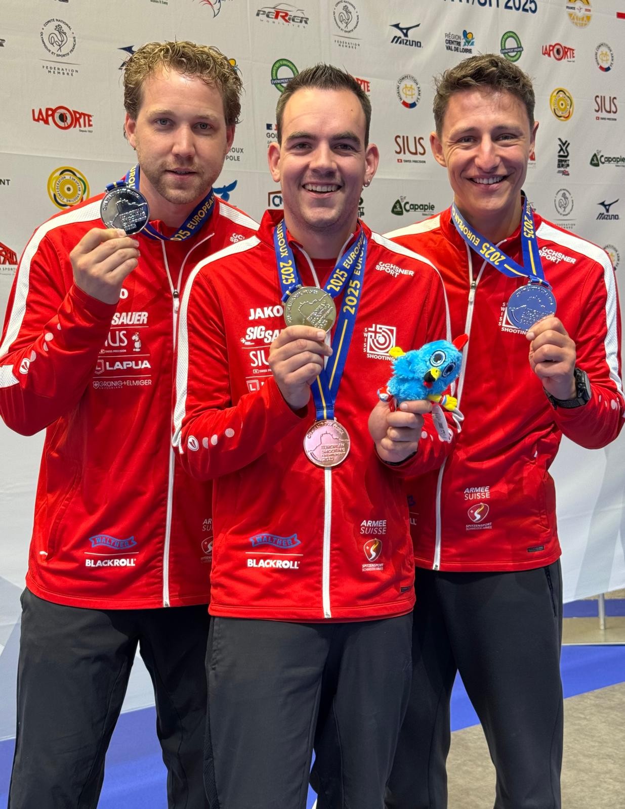 Silber für Schweizer Gewehrteam an der EM
