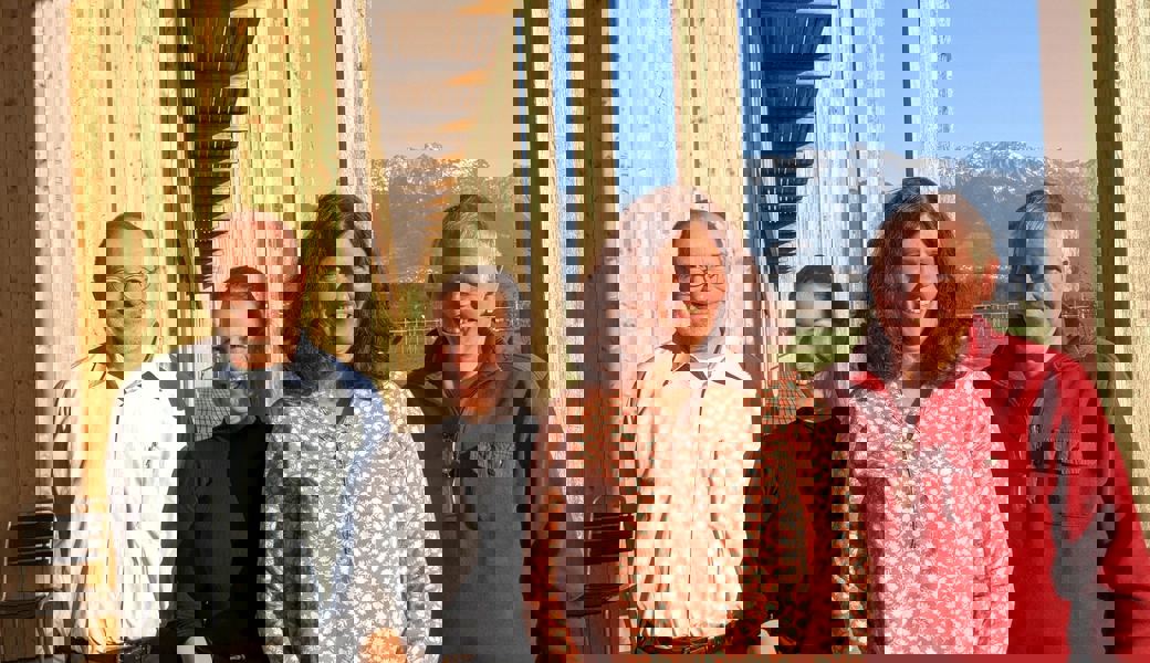  Von links: Peter Hoffman (scheidendes GPK-Mitglied), Kathrin Gabathuler (neues GPK-Mitglied), Barbara Bühlmann und Roger Kneuss (beide neu in der Vorsteherschaft). 