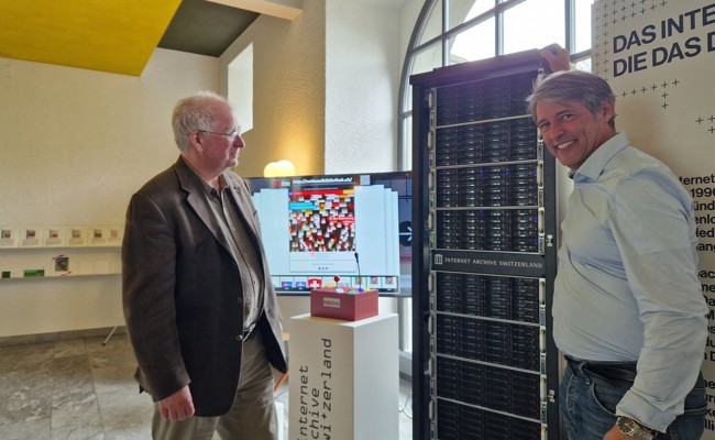 KI wird archiviert: Internet Archive Switzerland nimmt Arbeit auf