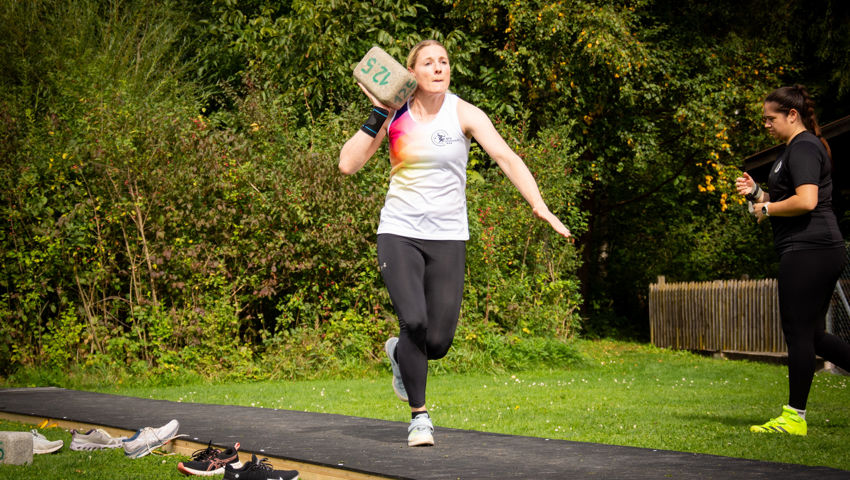 In der Kategorie Damen 12,5 kg holte Elisabeth «Lisi» Santner den Schweizer Meistertitel.