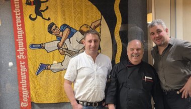 Raus dem Keller: Fahne findet ein neues Zuhause