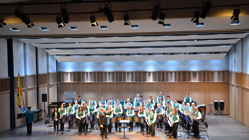 Der Musikverein Buchs-Räfis setzte sich mit zwei interesssanten Stücken ebenfalls in Szene.