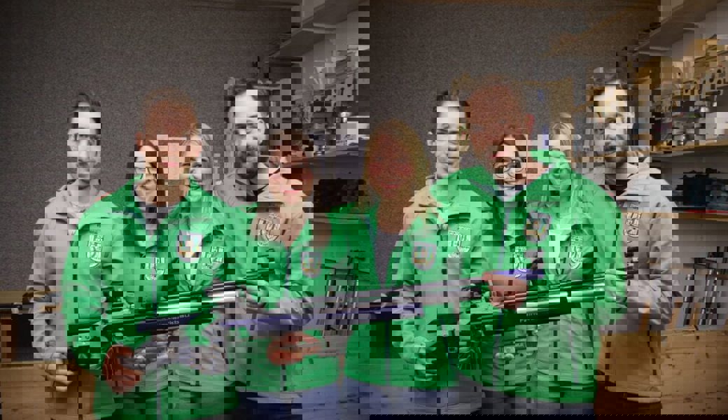  Einzigartige Konstellation: Die vier Geschwister René, Marlies, Martina und Michael Kaiser (von links) bilden zusammen eine Gruppe. 