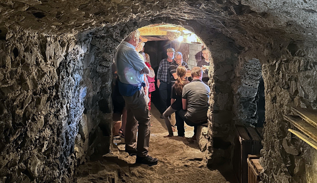 In einem der historischen Keller des Städtlis.