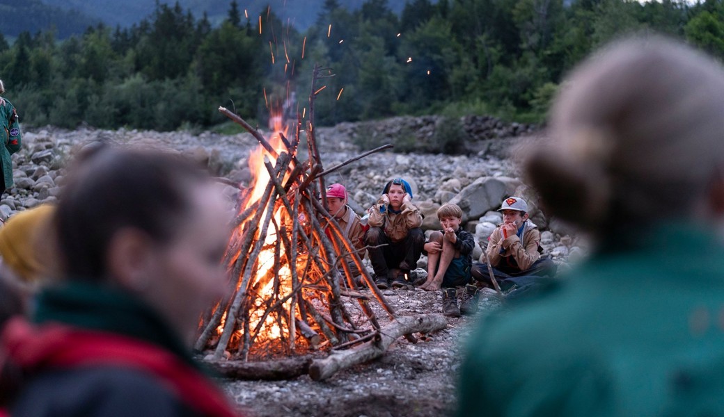 Feuer wurden in den Pfadilager in diesem Jahr nur sehr selten entfacht.