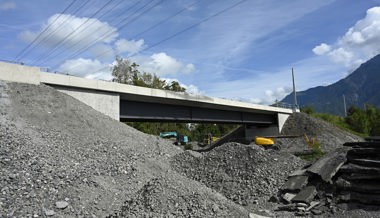 Auf dem Bahnabschnitt Buchs-Schaan geht es in den Endspurt