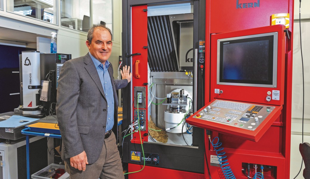 Richard Quaderer leitet seit kurz nach der Gründung die Geschicke des Forschungszentrums Rhysearch in Buchs.