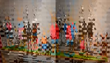 Ein Geschenk mit 300 Ostereiern ergänzt die Sammlung des Rüthner Museums