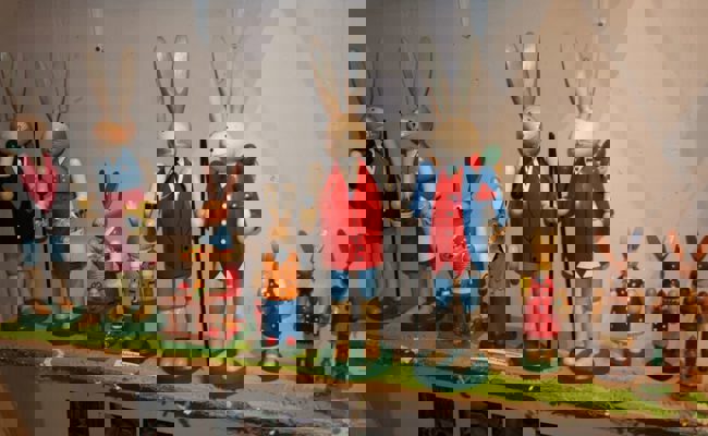 Ein Geschenk mit 300 Ostereiern ergänzt die Sammlung des Rüthner Museums