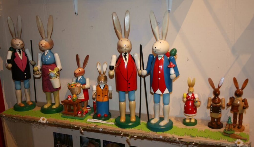  Erinnerungen an alte Zeiten: Osterausstellung im Spielzeug- und Puppenmuseum. Bilder: Rösli Zeller