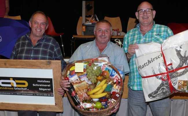 Sepp Hofstetter jasste sich in Wildhaus mit Spielglück zum knappen Sieg