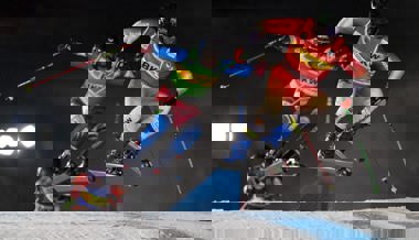 Allen davon gefahren: Skicrosser Jonas Lenherr holt seinen vierten Weltcupsieg