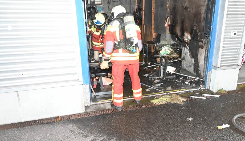 Feuer in Garage – Brandursache unklar